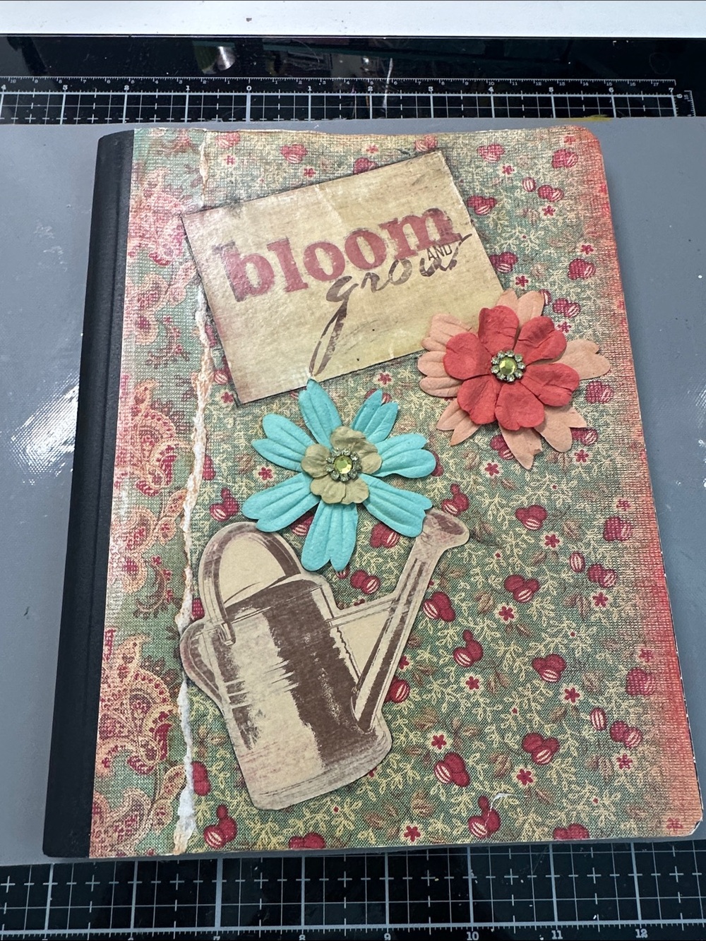 Decorated composition notebook